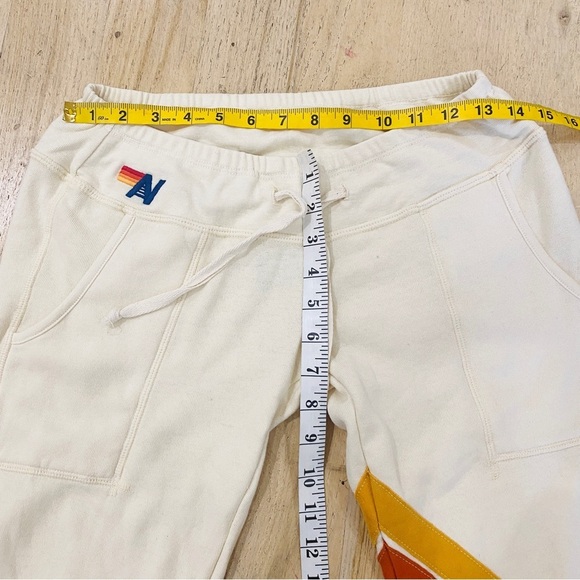 Aviator Nation sweatpants in cream - Picture 6 of 8